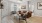 a living room with a couch and a table