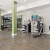 a gym with exercise equipment